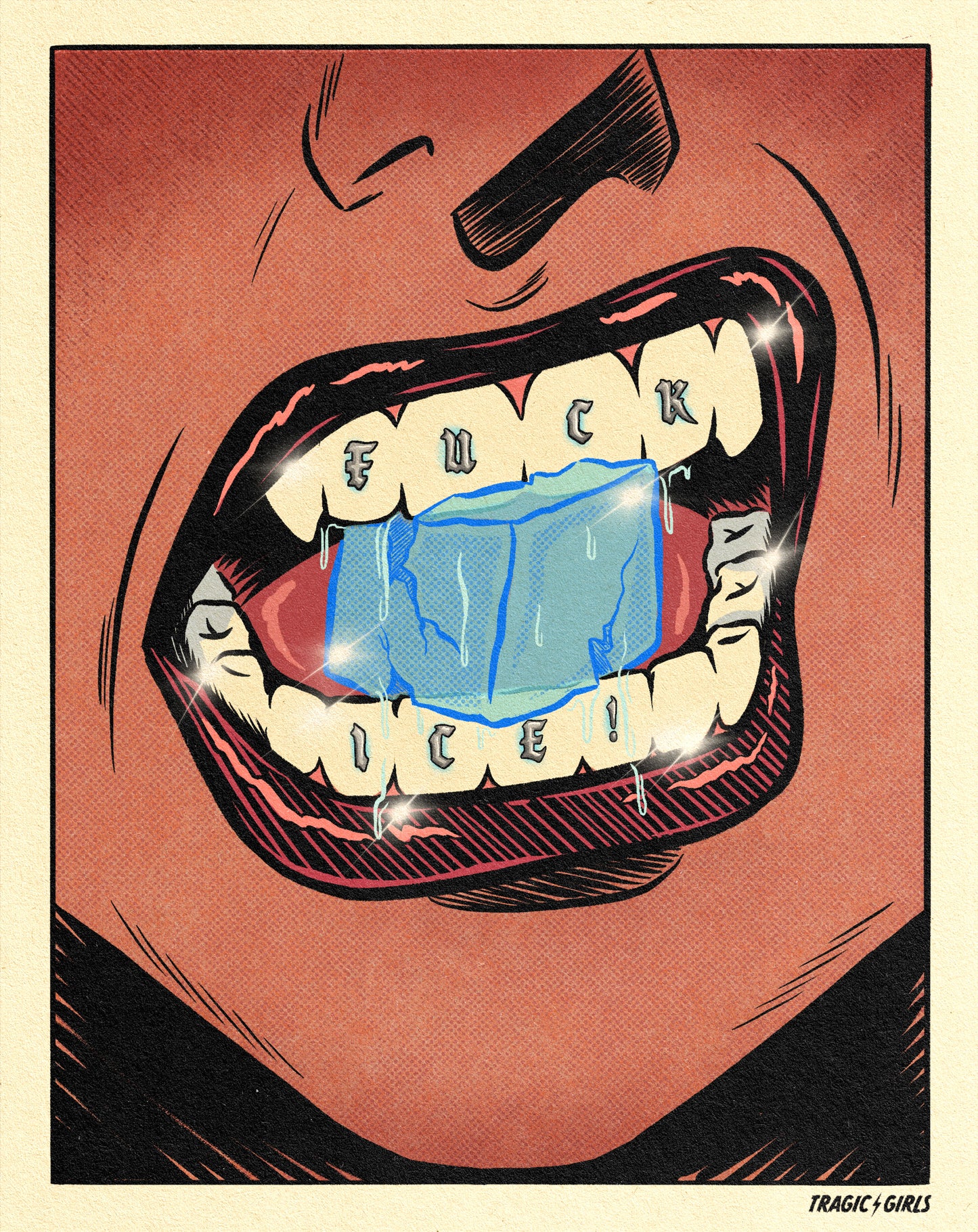 Fuck Ice Digital Print