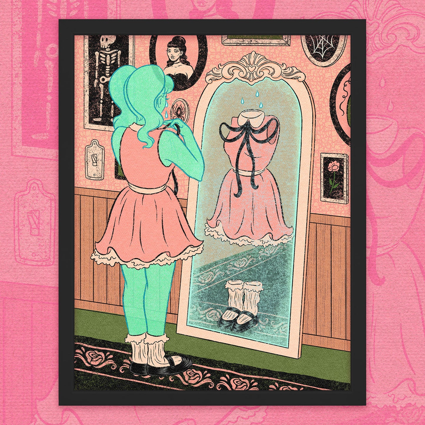 Ghost in the Mirror Print