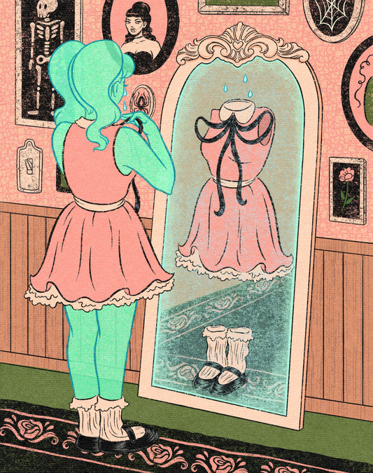 Ghost in the Mirror Print