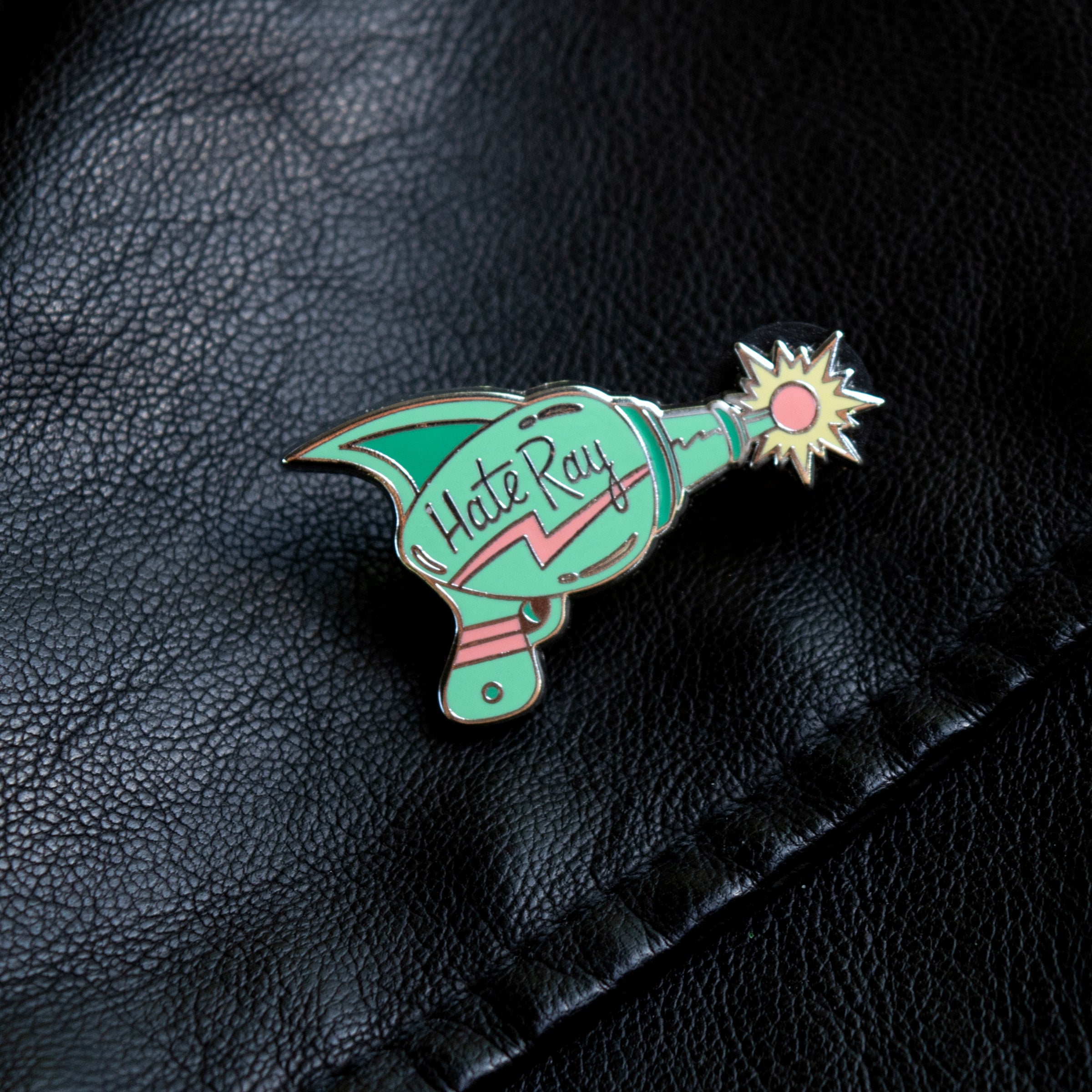 Hate Ray Enamel Pin