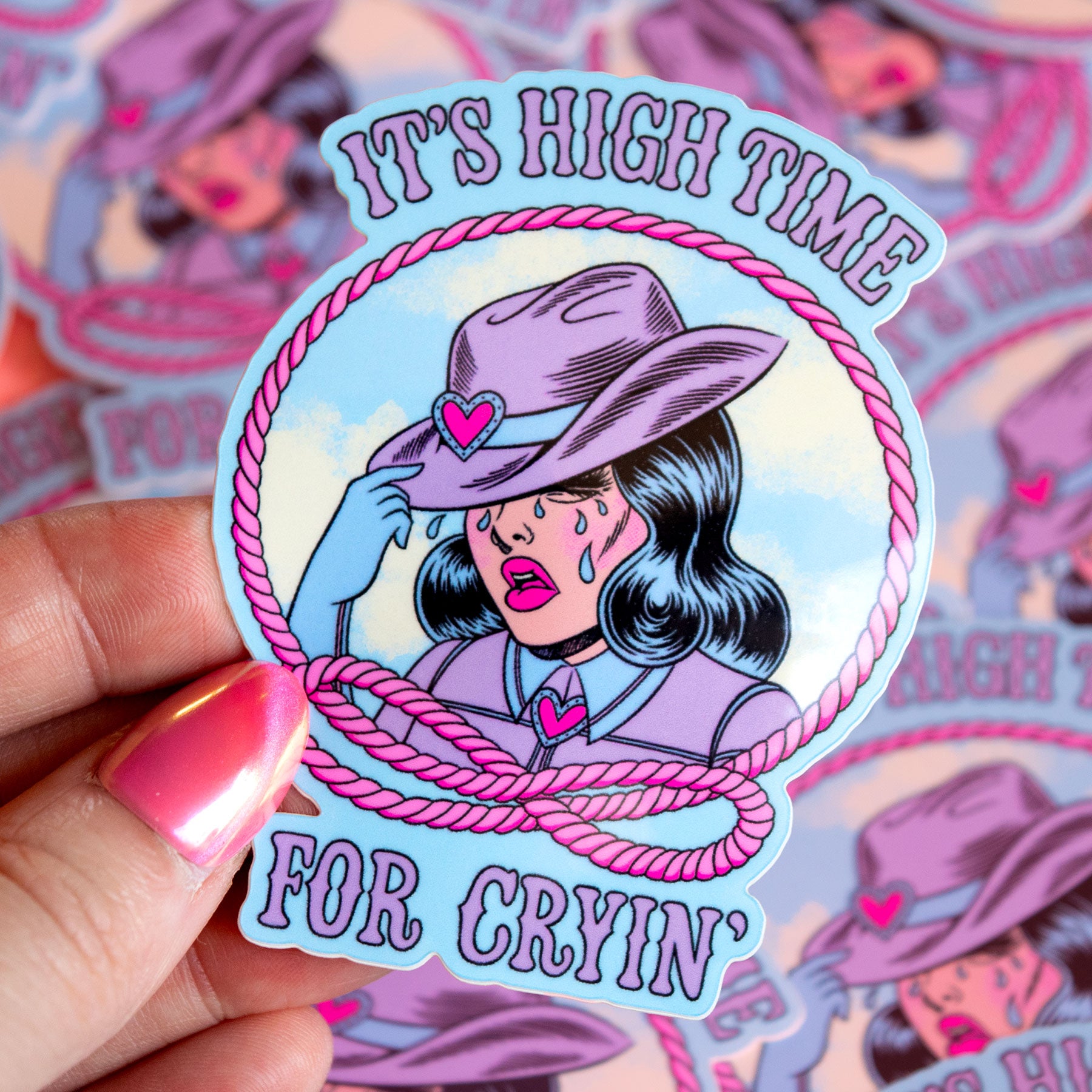 High Time for Cryin' Sticker