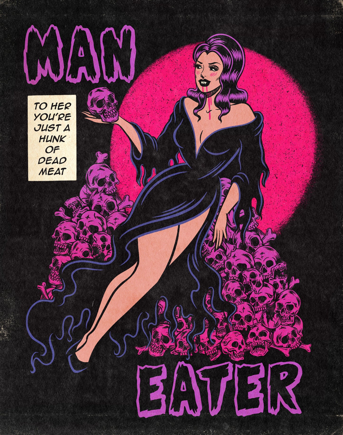 Man Eater Print