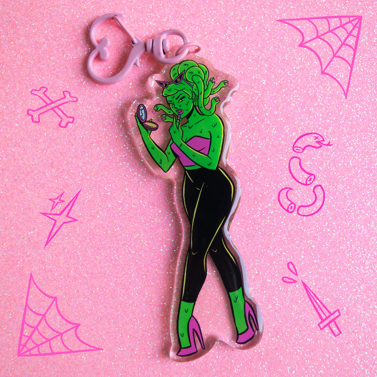 Monster Girls Medusie Keychain