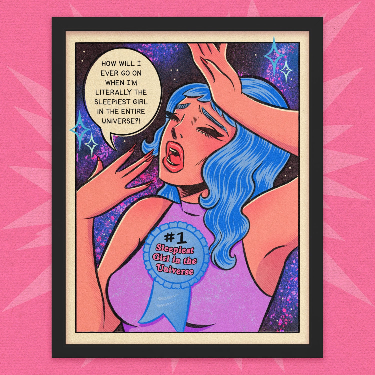 *PREORDER* Sleepiest Girl in the Universe Print