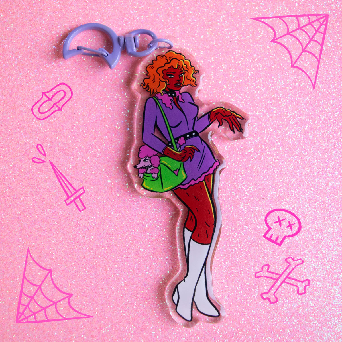 Monster Girls Wolfie Keychain