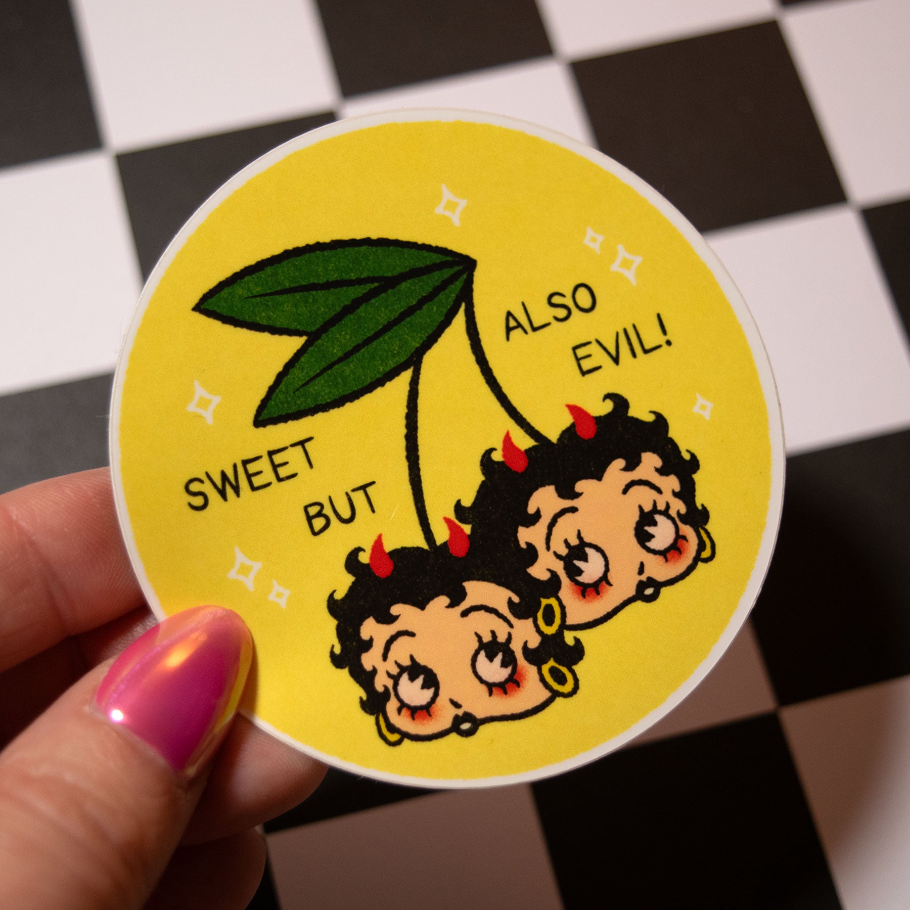 Sweet but Evil Sticker