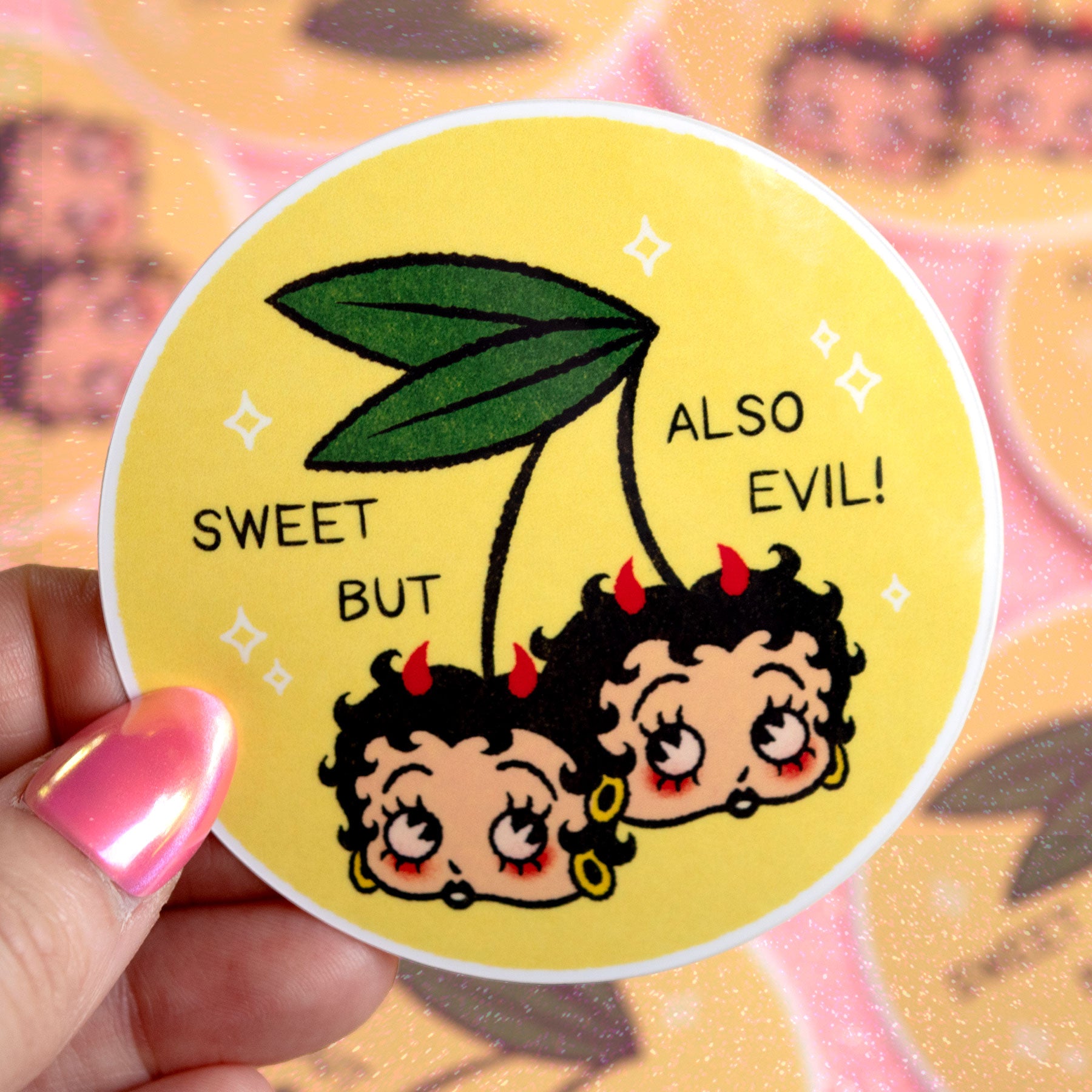 Sweet but Evil Sticker