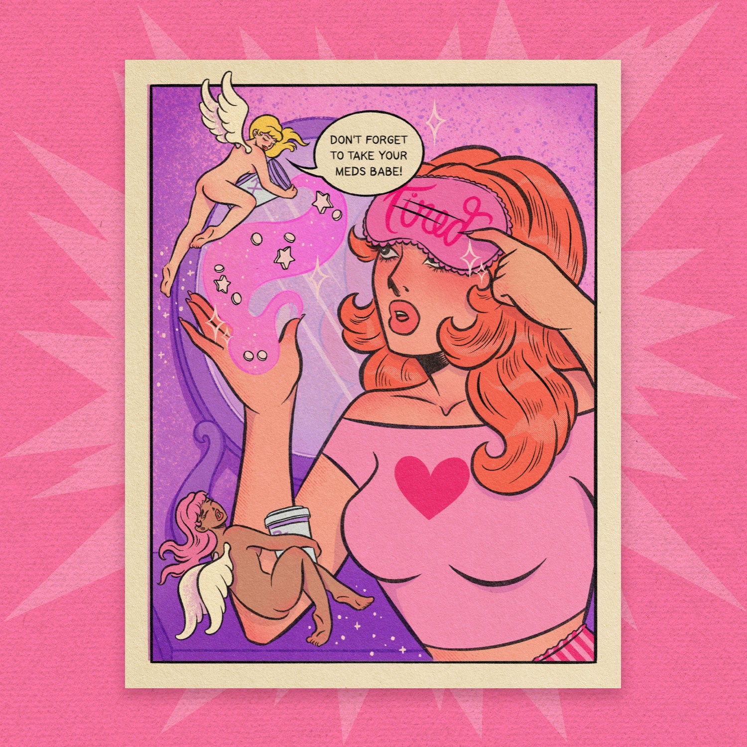 Don't Forget Your Meds Print