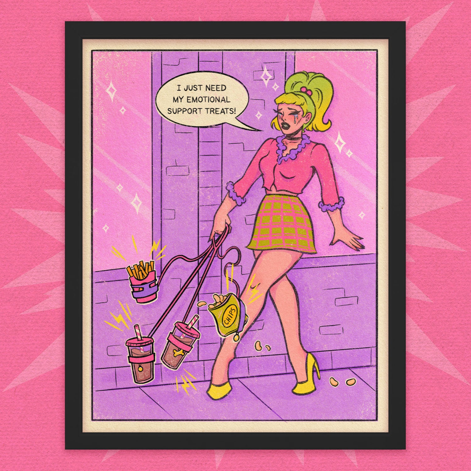 *PREORDER* Emotional Support Treats Print