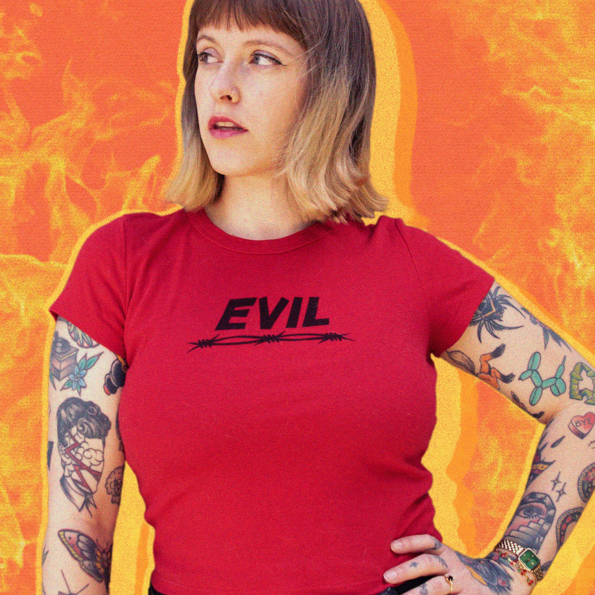 Evil Girls Baby Tee