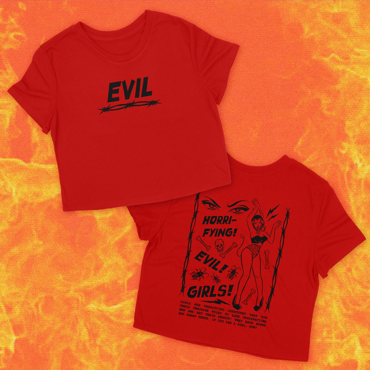 Evil Girls Baby Tee