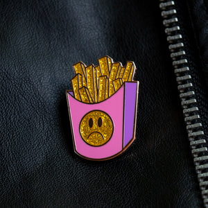 Sad Fries Pin