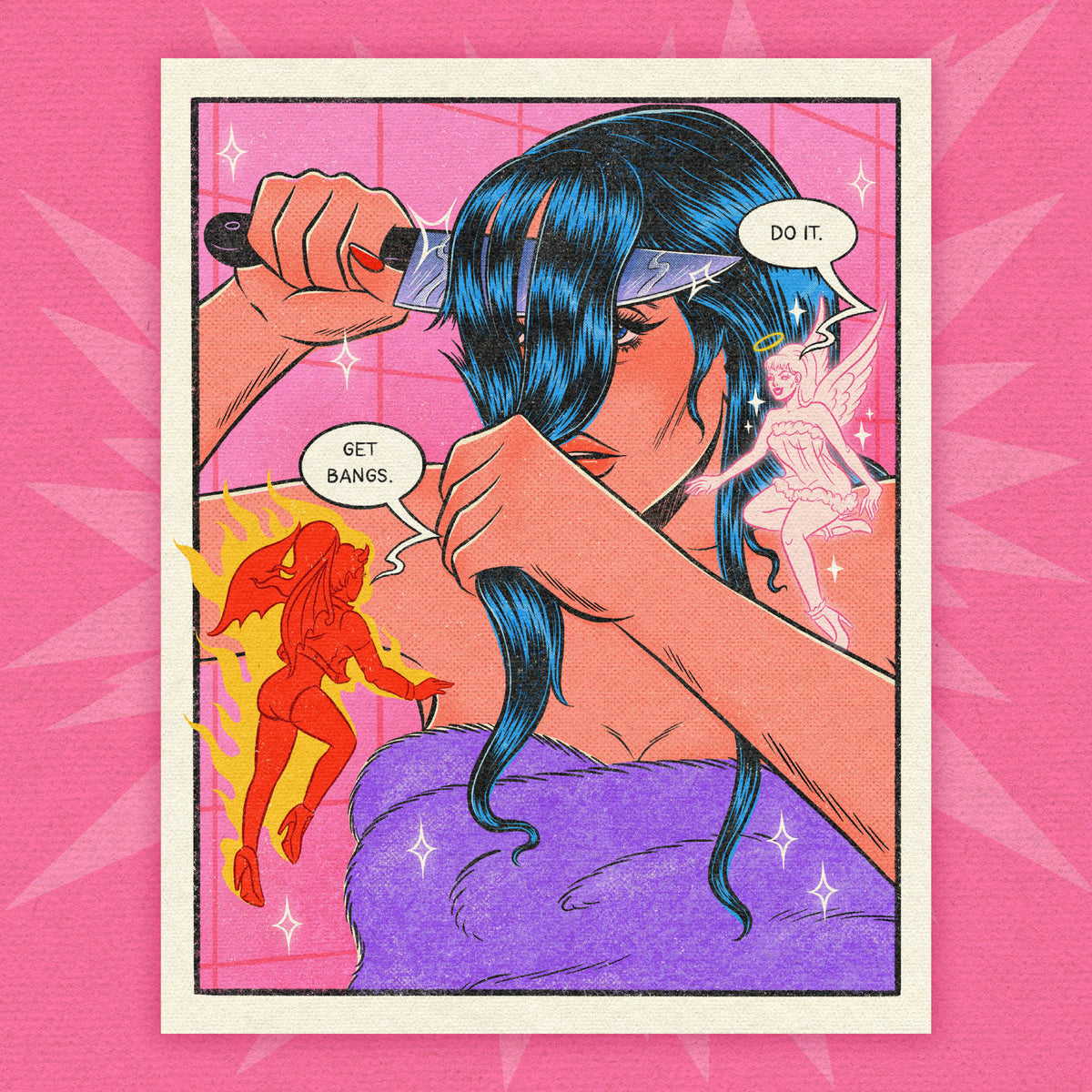 Get Bangs Print