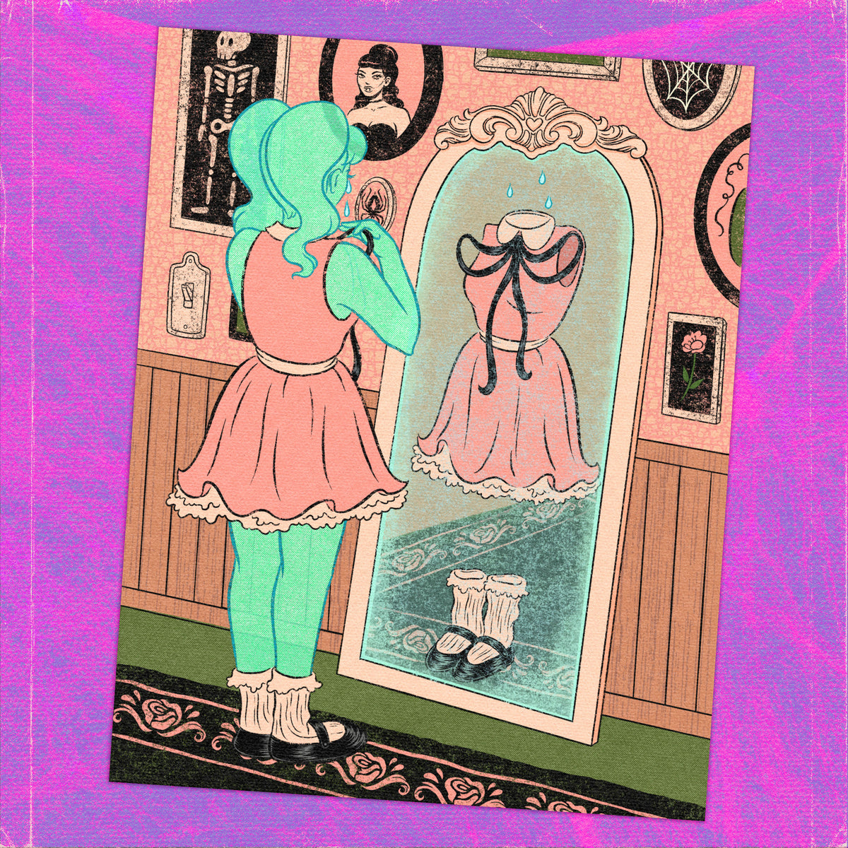 Ghost in the Mirror Print