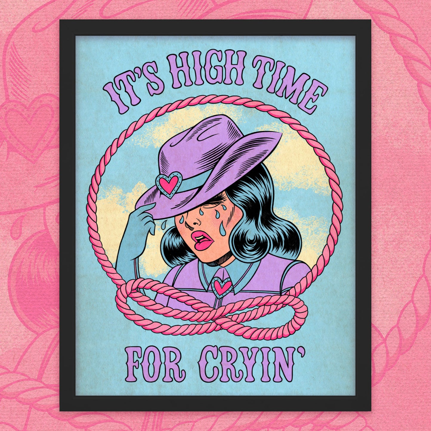 High Time for Cryin' Print