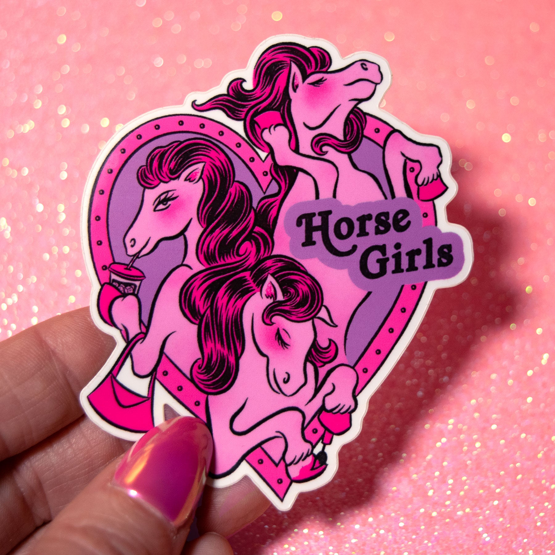 Horse Girls Sticker