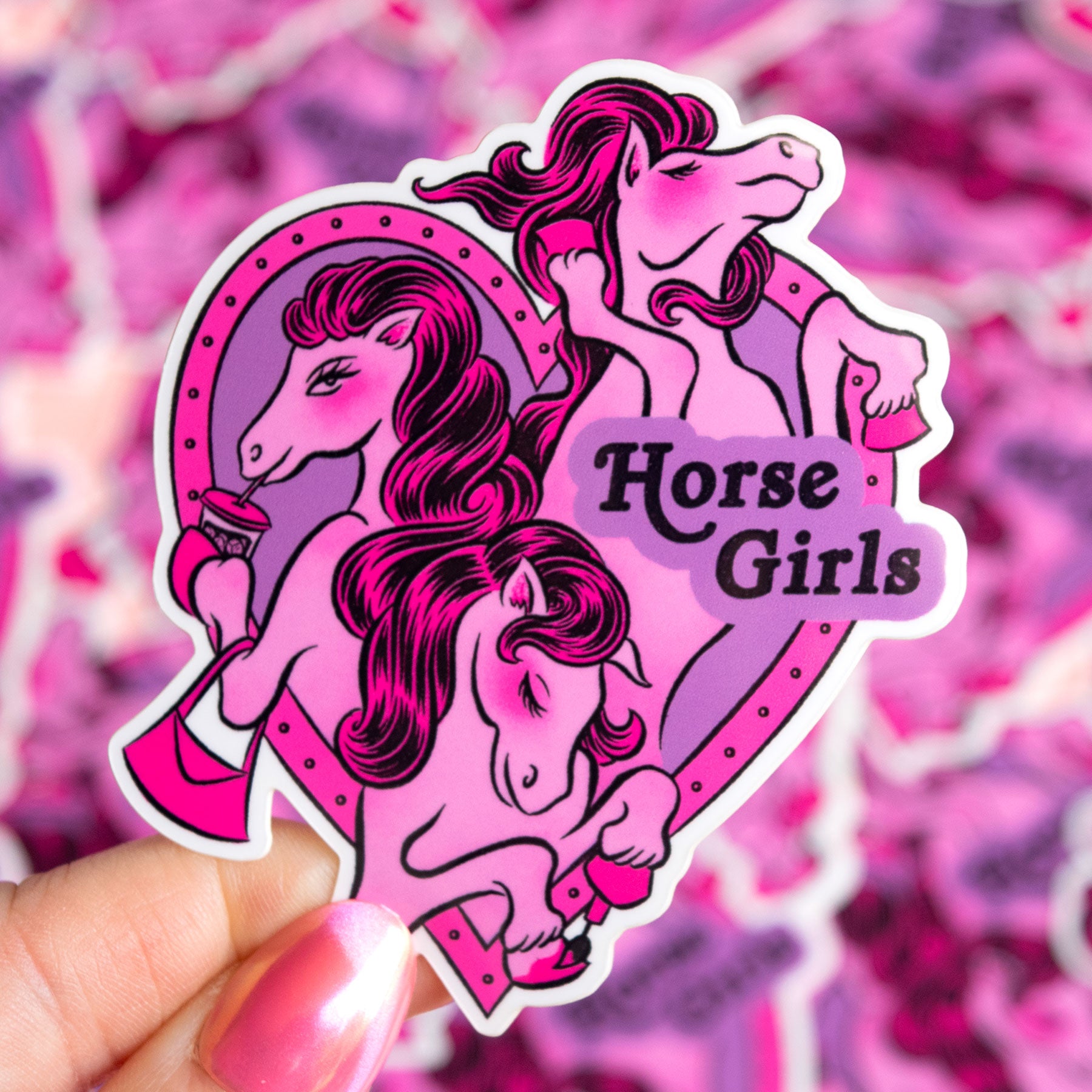Horse Girls Sticker
