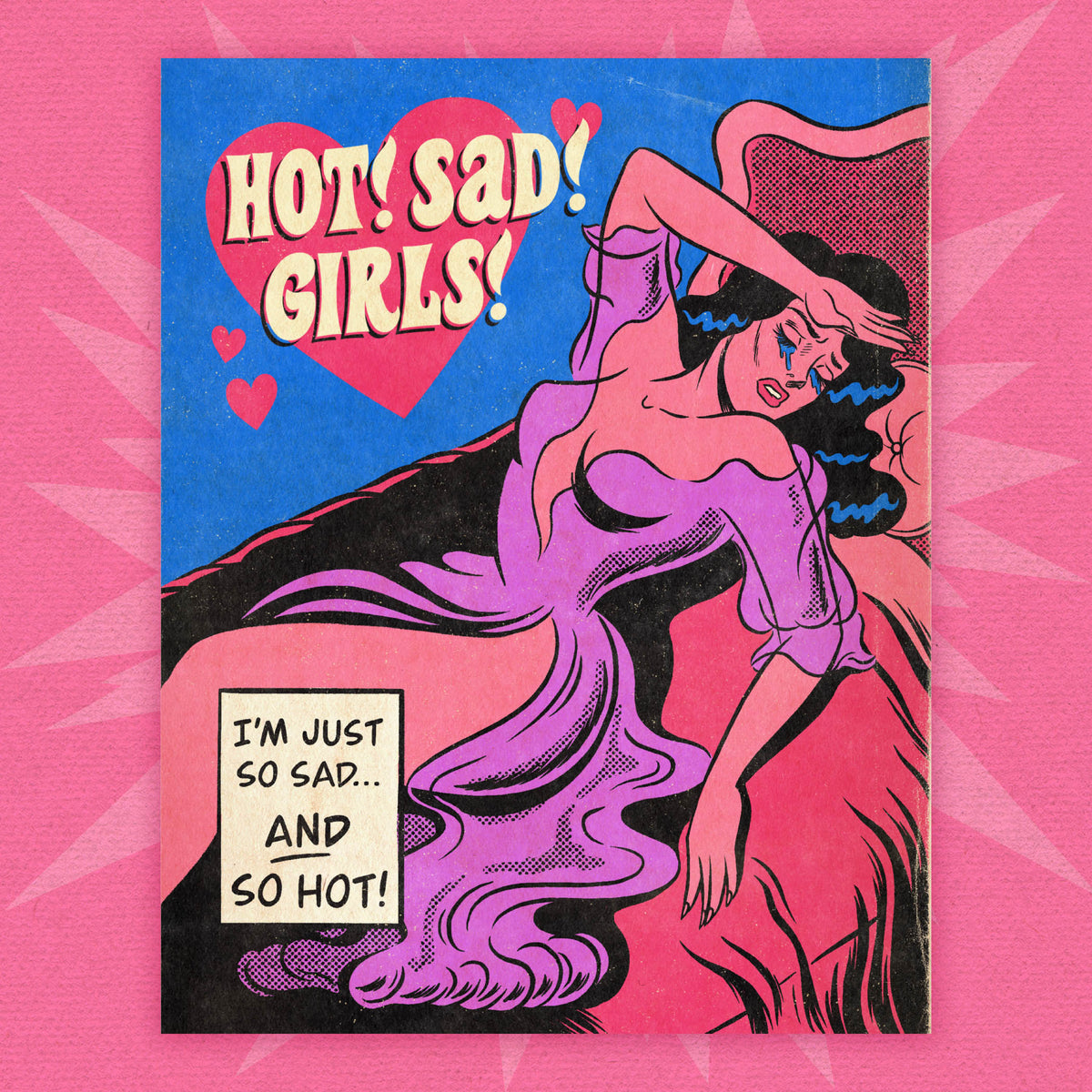 Hot Sad Girls Print