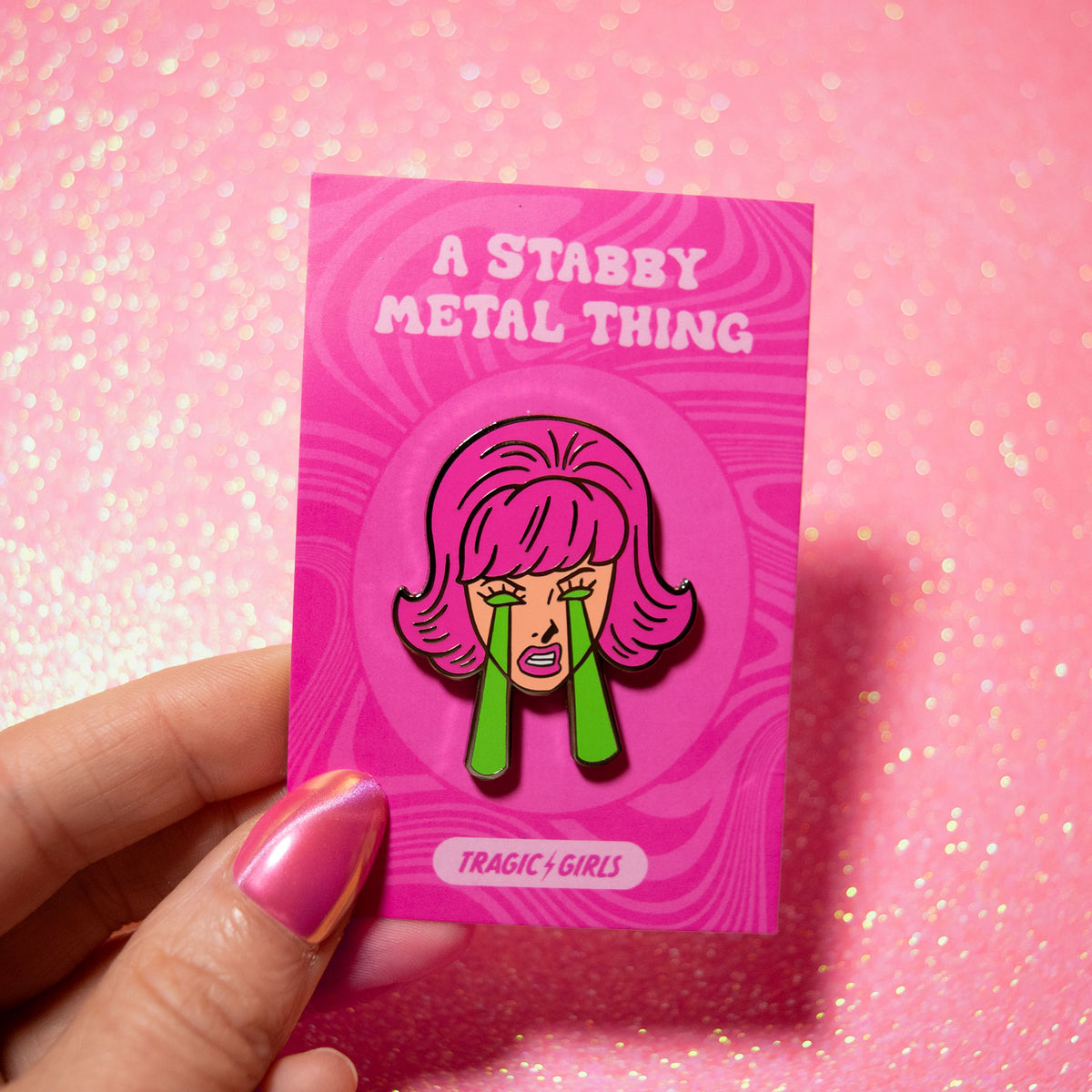 Laser Eyes Pin