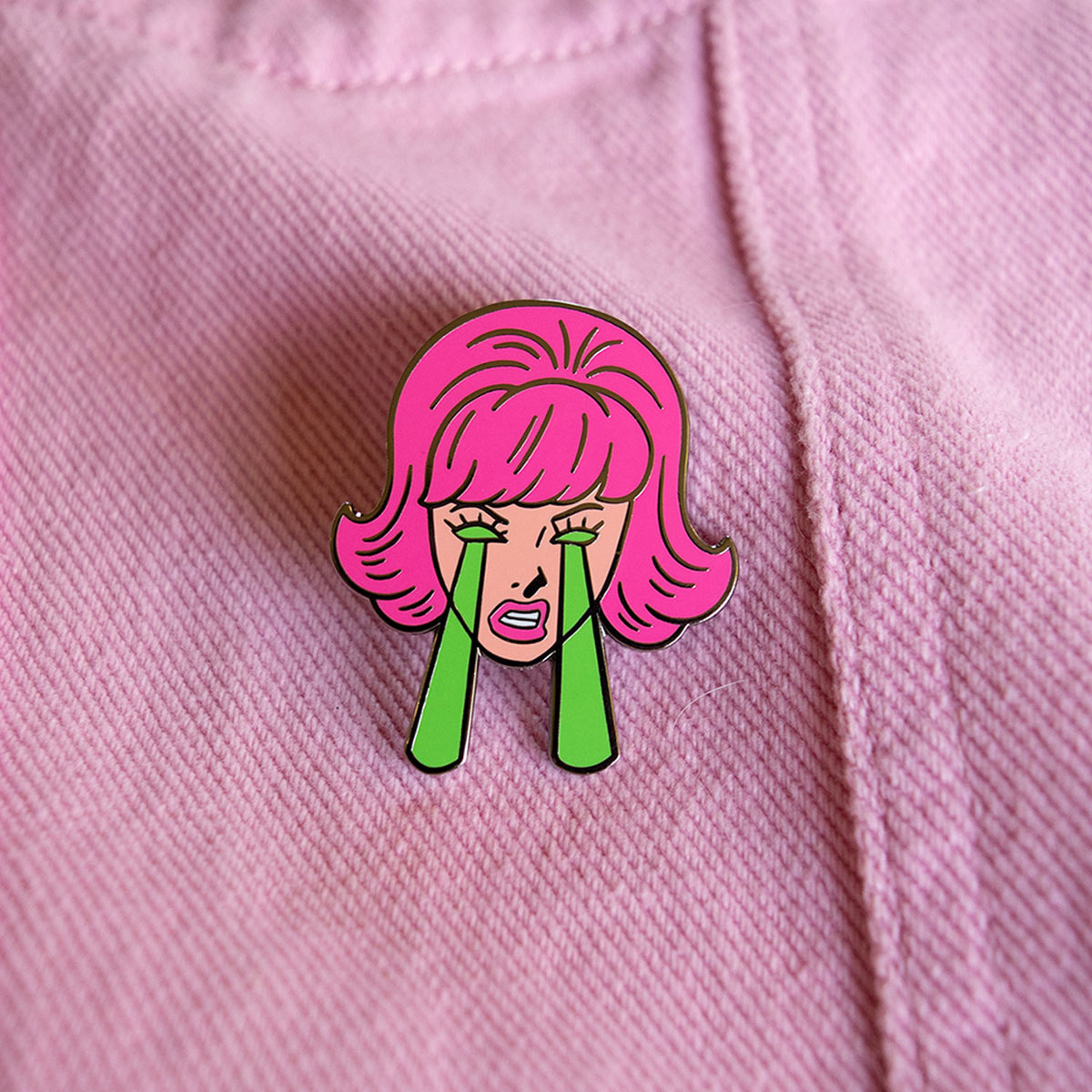 Laser Eyes Pin