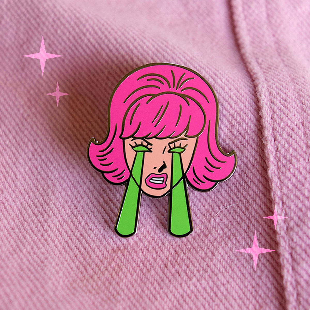 Laser Eyes Pin