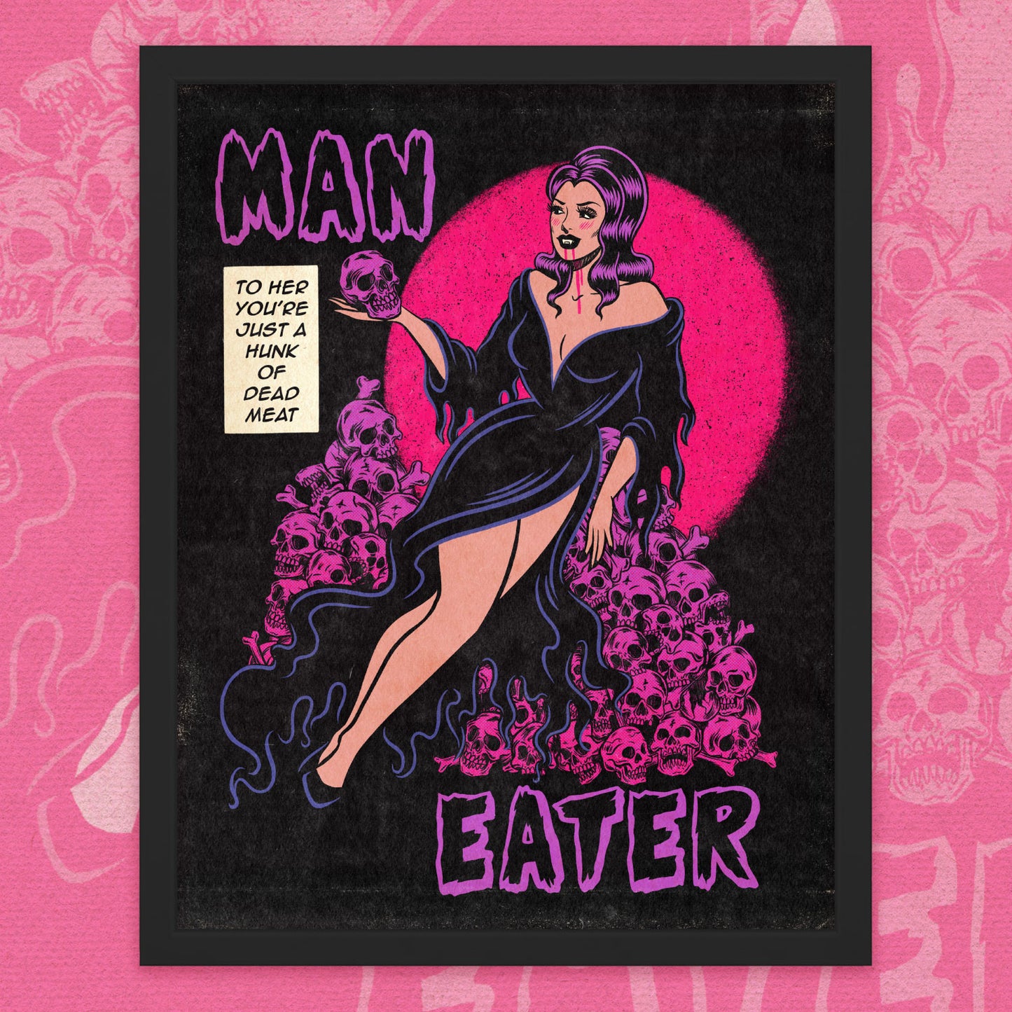 Man Eater Print