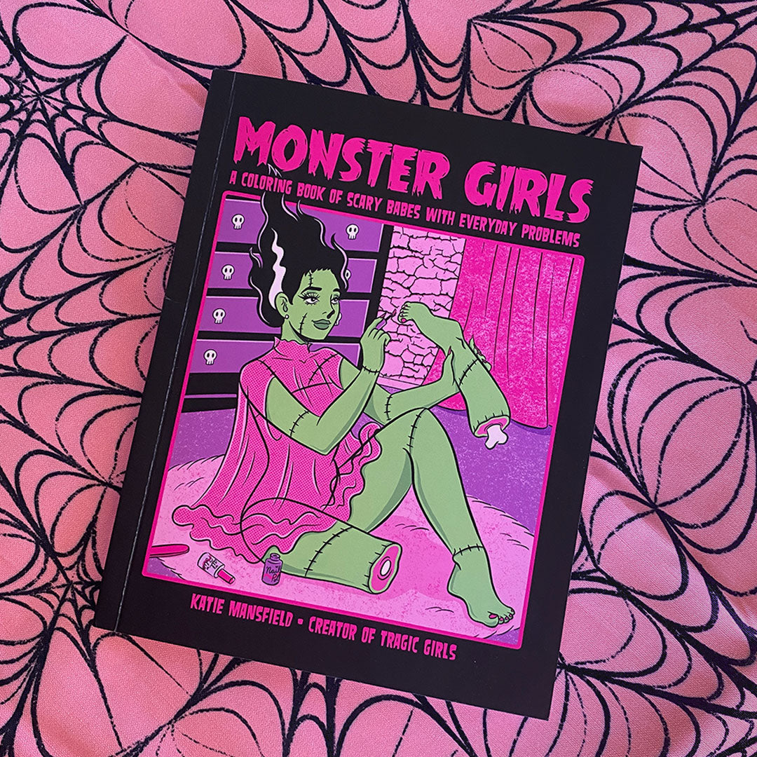 Monster Girls Coloring Book