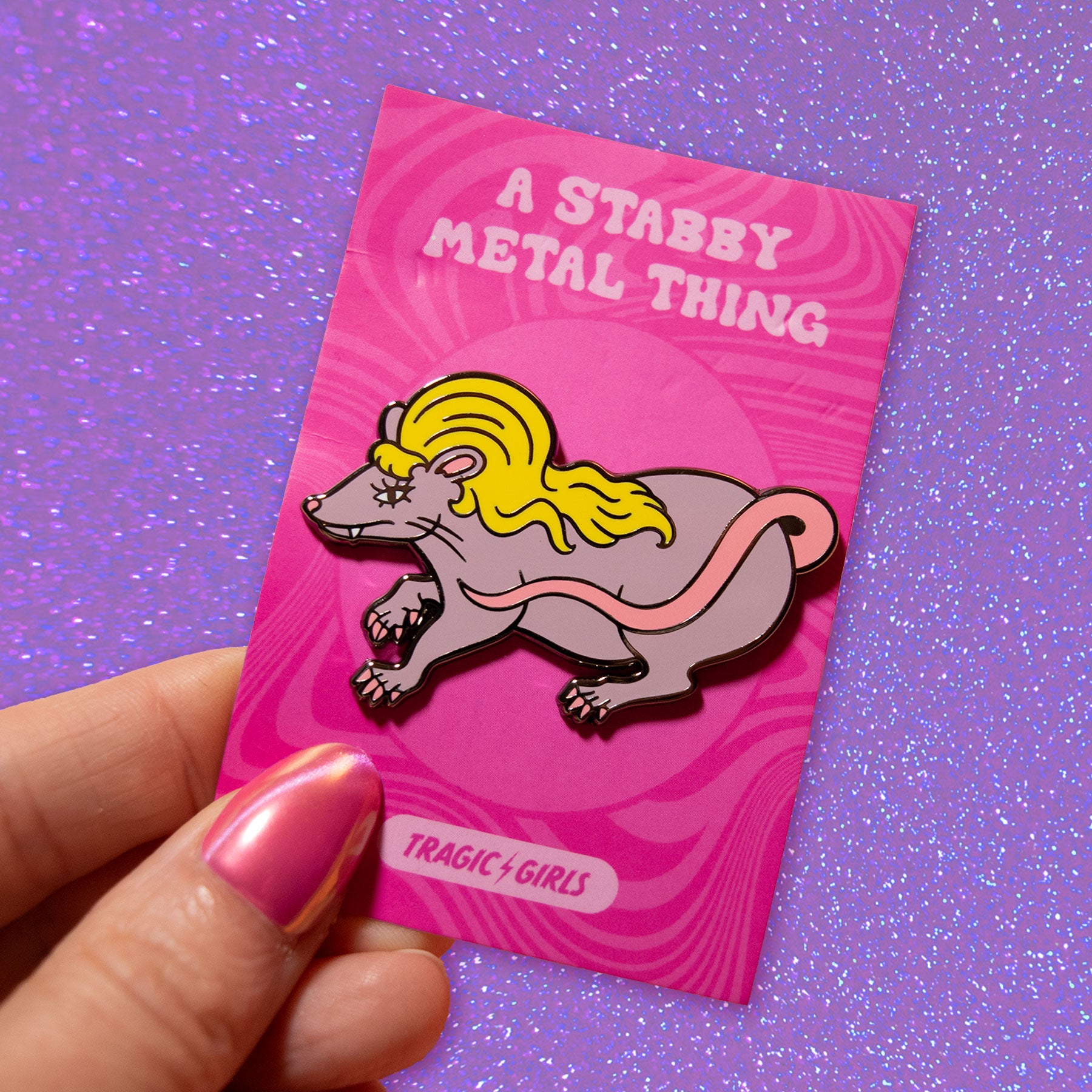 Glam Rat Pin