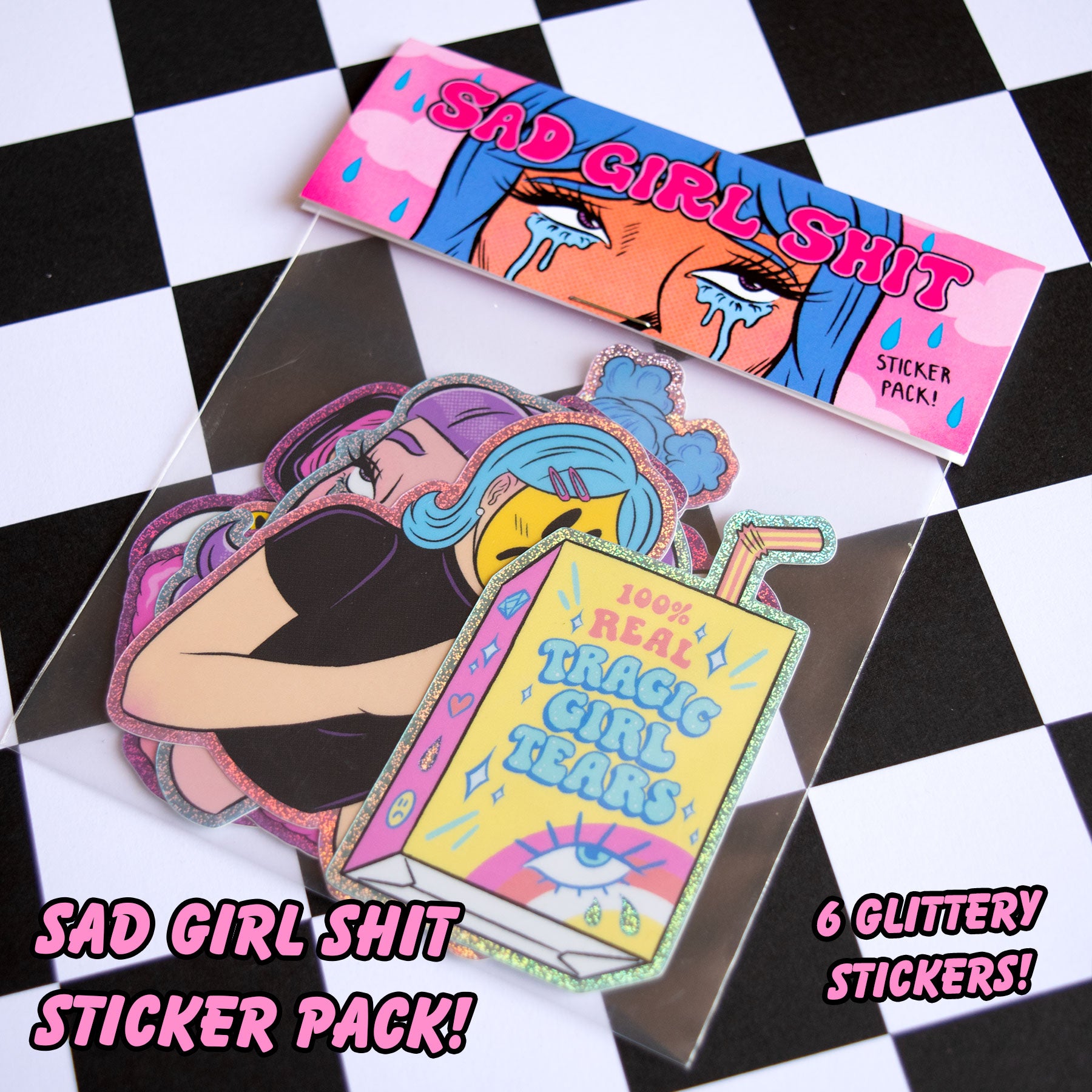 Sad Girl Shit Sticker Pack