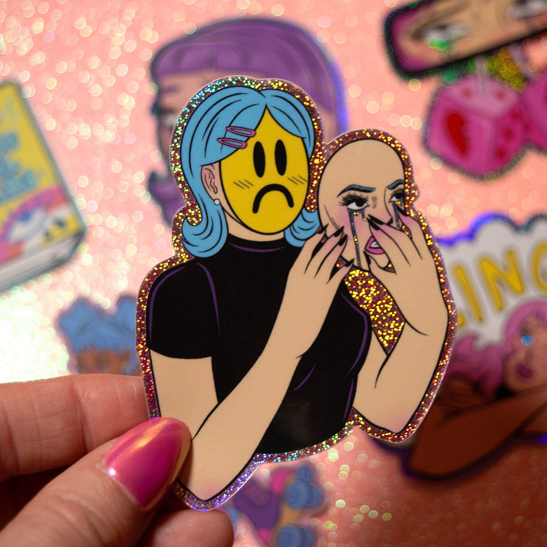 Sad Girl Shit Sticker Pack