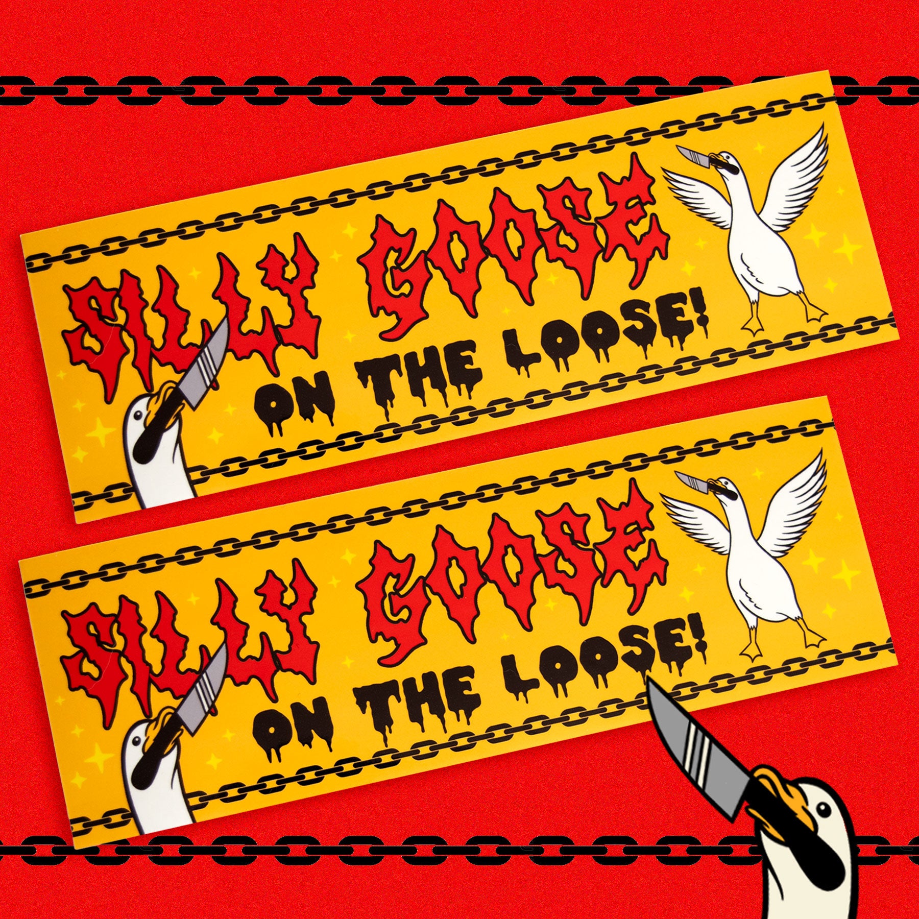 Silly Goose Bumper Sticker
