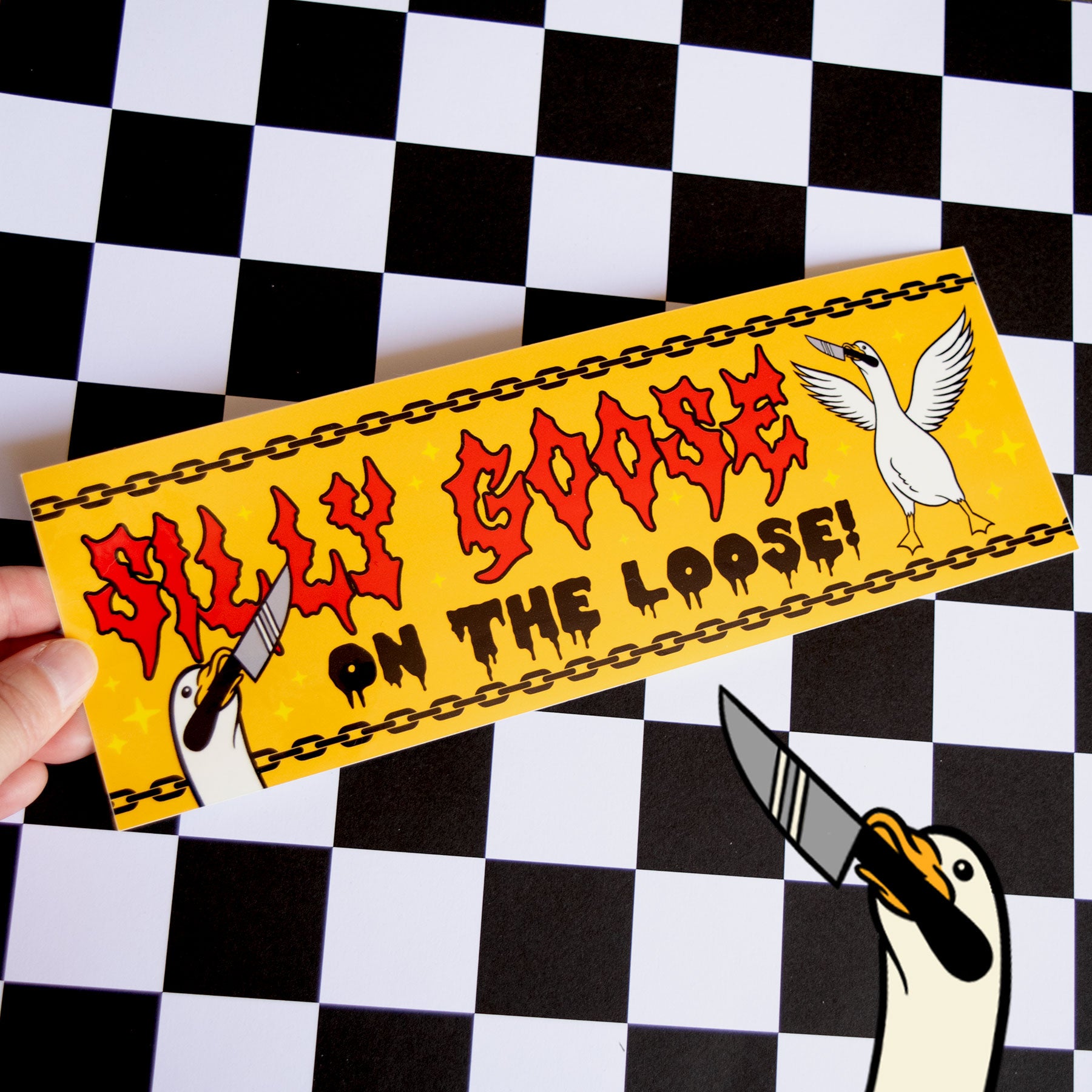 Silly Goose Bumper Sticker