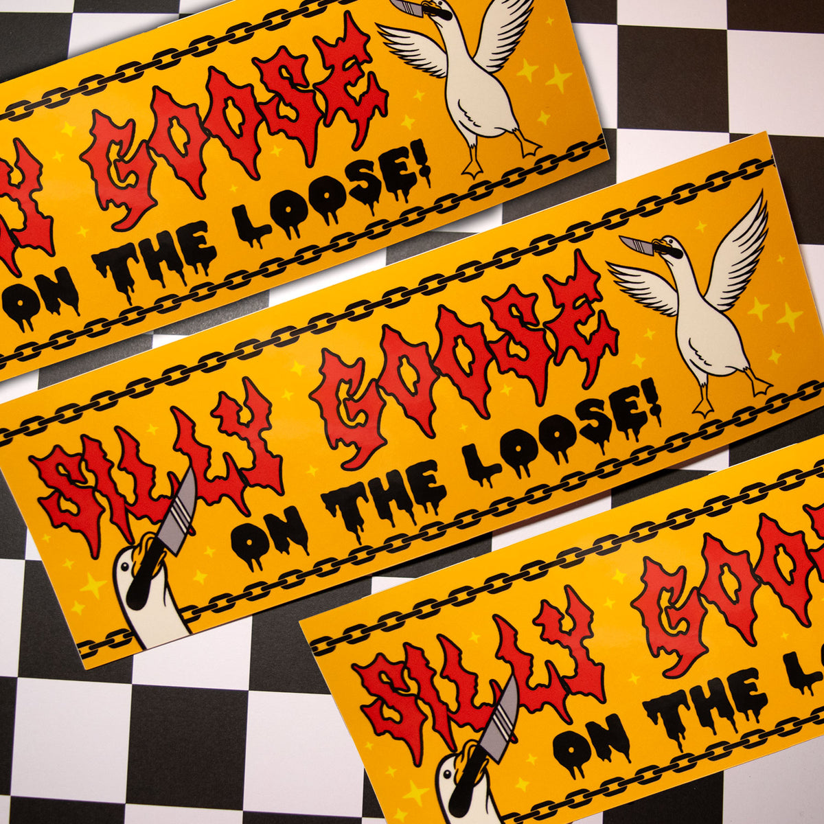 Silly Goose Bumper Sticker