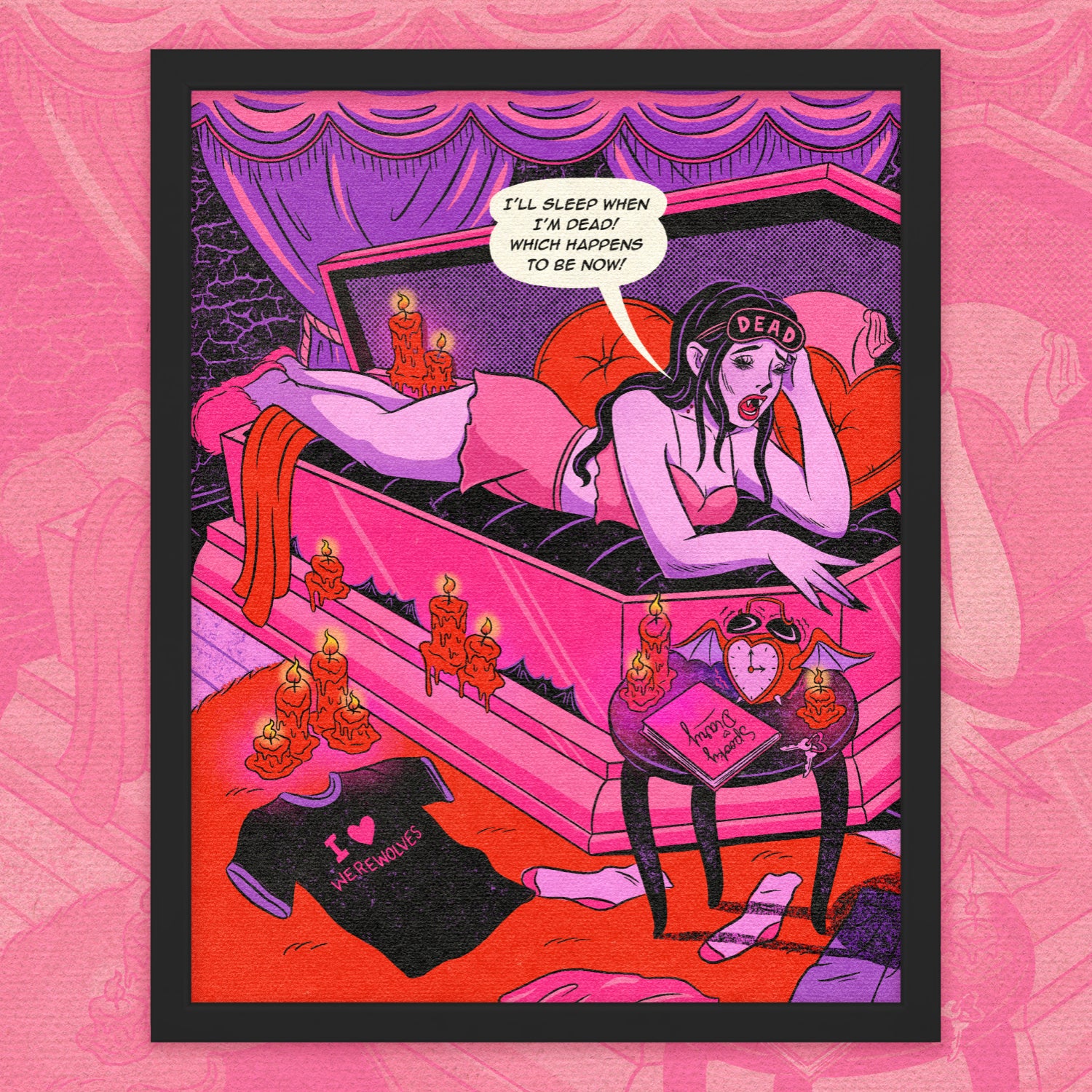 Sleep When I'm Dead Print