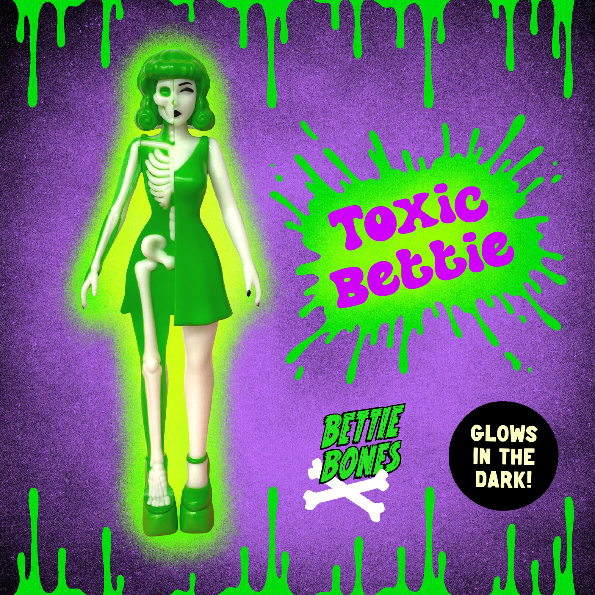 Bettie Bones Toxic Variant Vinyl Figure