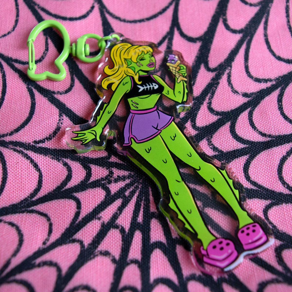 Monster Girls Swampie Keychain