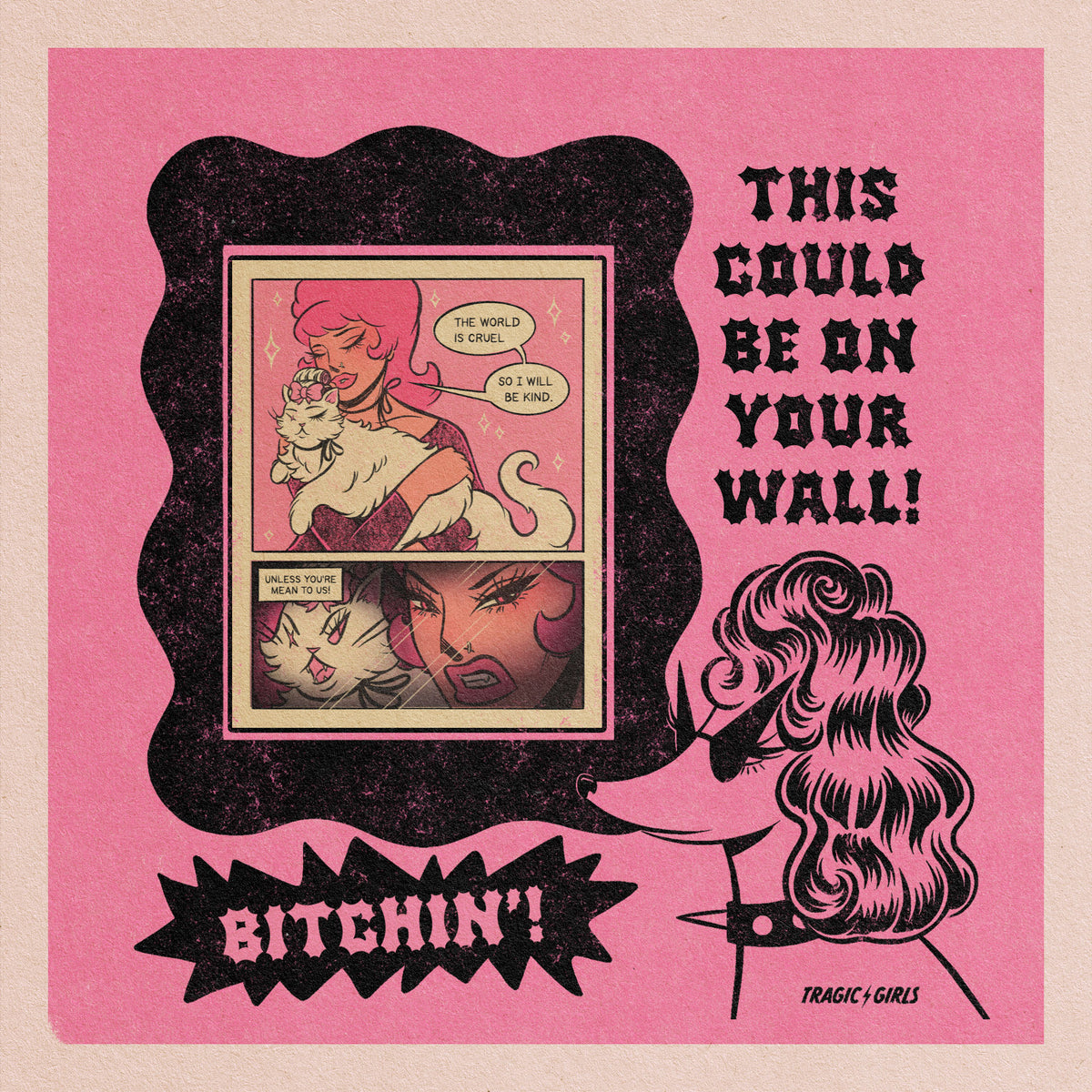 The World is Cruel Print
