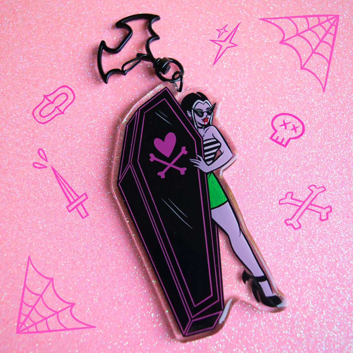 Monster Girls Vampie Keychain
