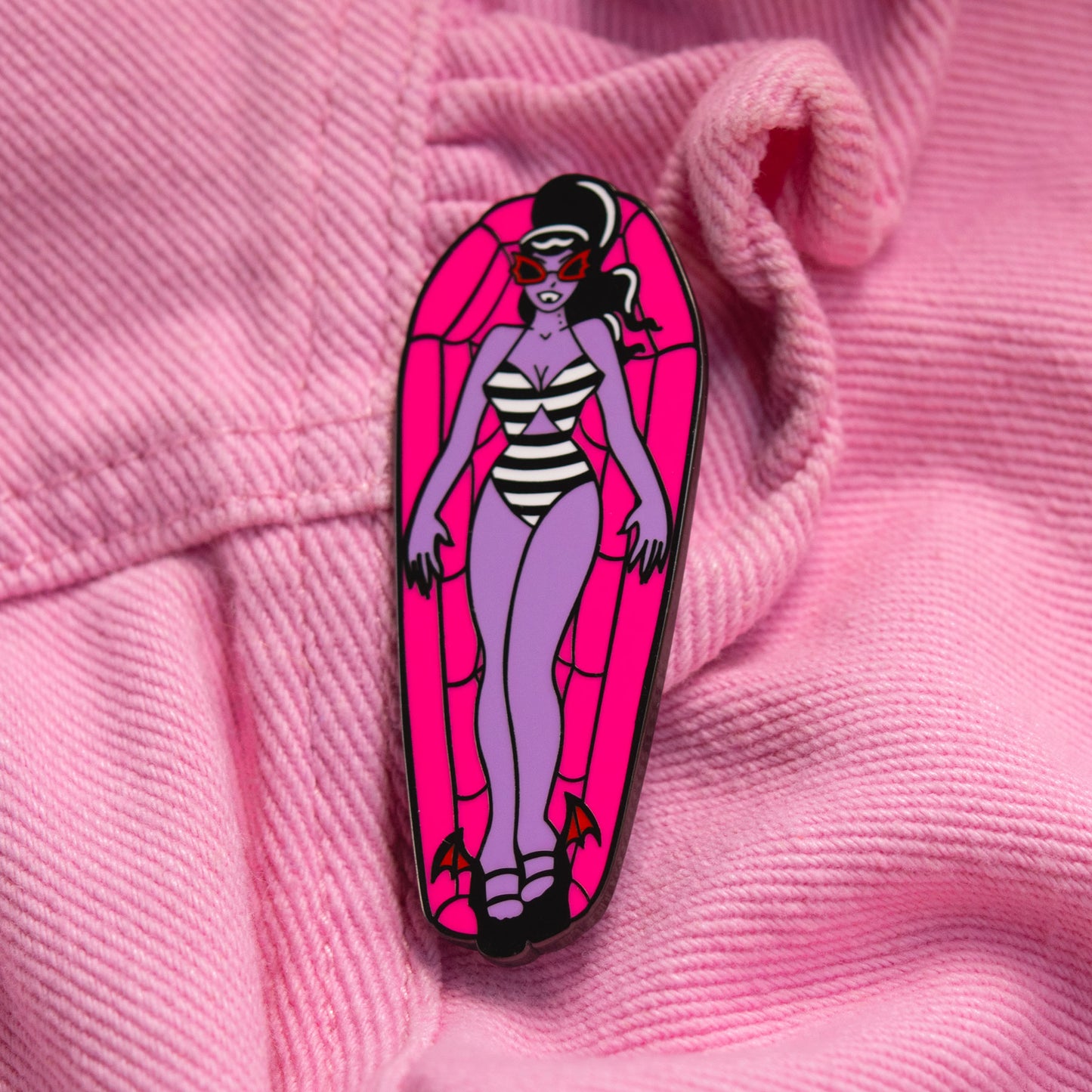 Vampy Enamel Pin