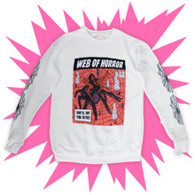 Load image into Gallery viewer, Web of Horror Sweatshirt
