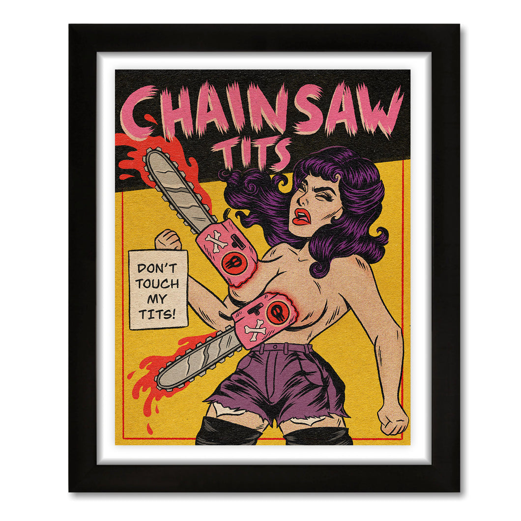 Chainsaw Tits Print
